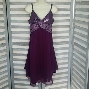 Size XL purple slip dress